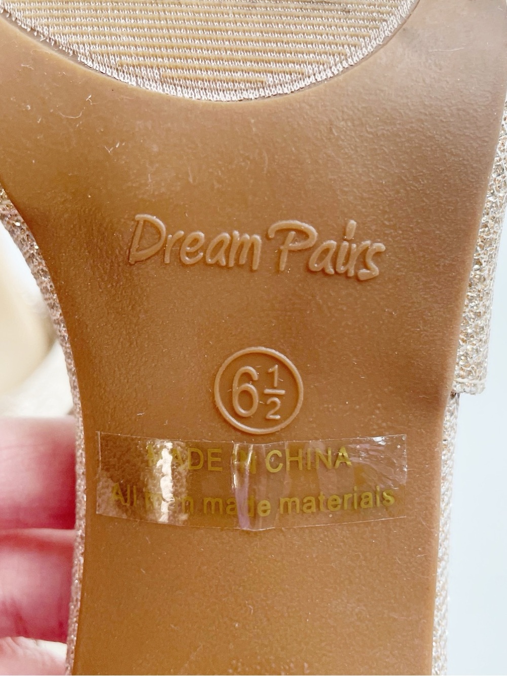 Dream Pairs Women's Strappy Open-Toe Heels in Champagne - Picture 11 of 12